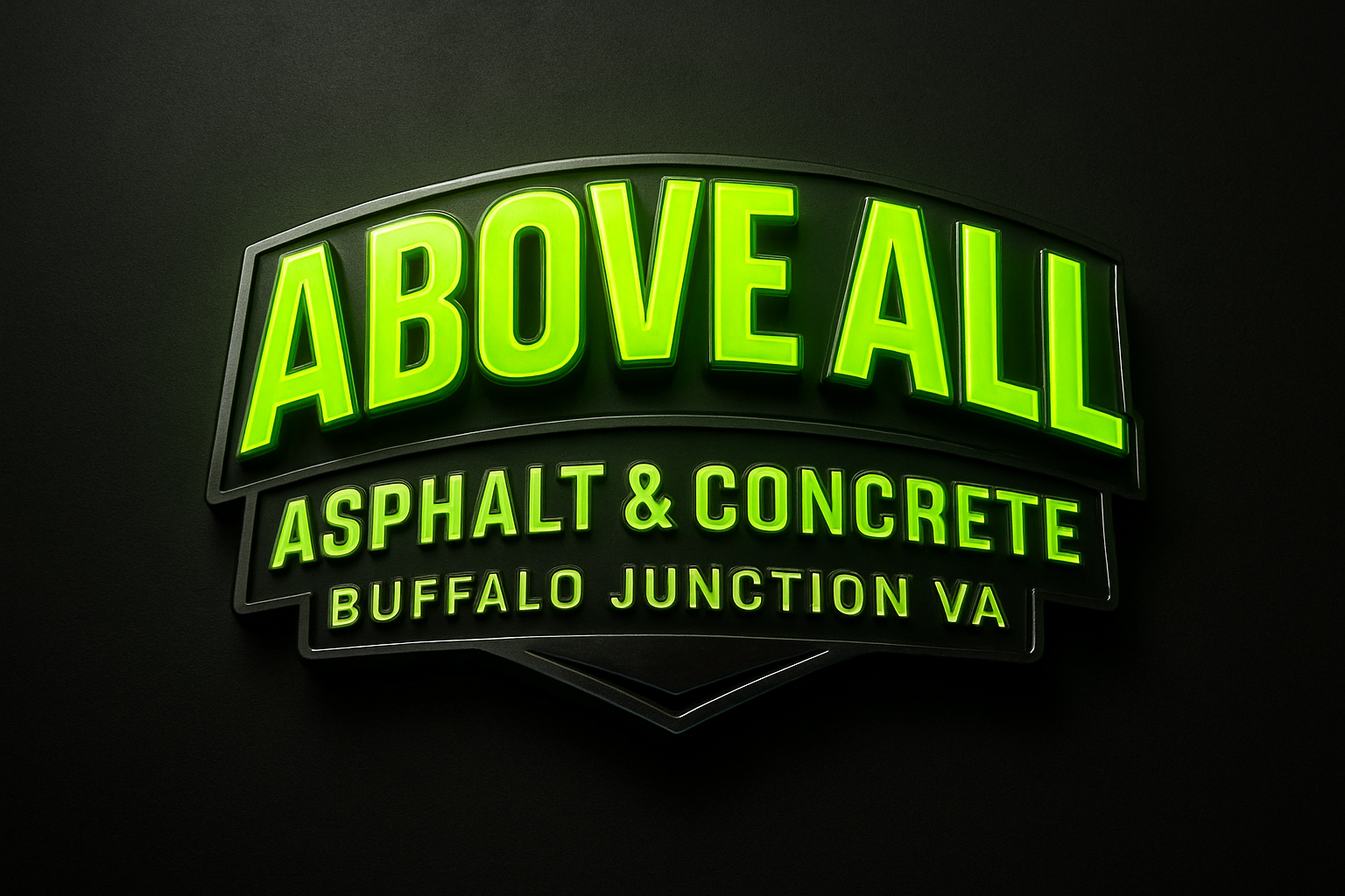 ABOVE ALL Asphalt & Concrete logo