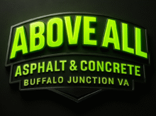 ABOVE ALL Asphalt & Concrete logo